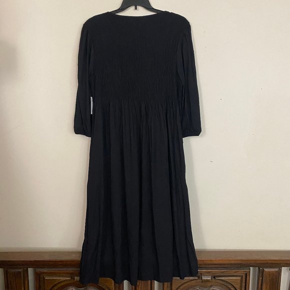 Croft & Barrow Smocked Midi Dress 2X - Picture 8 of 13